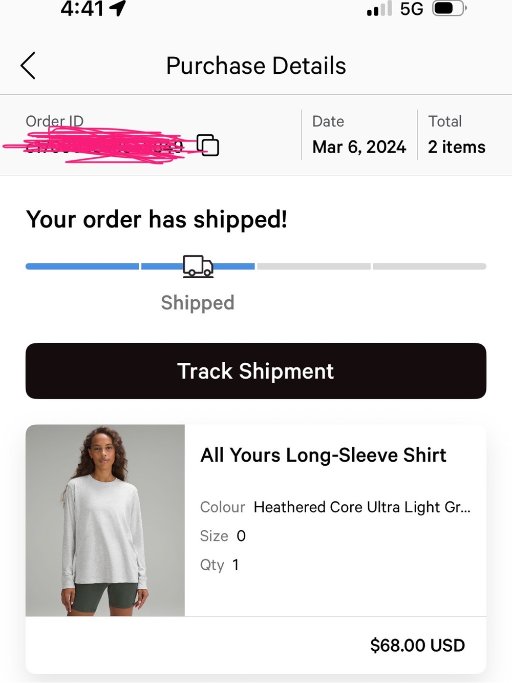 Women's lululemon long sleeve